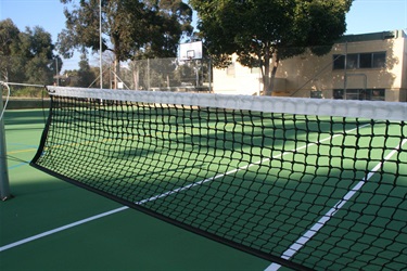 Belmont Park tennis net