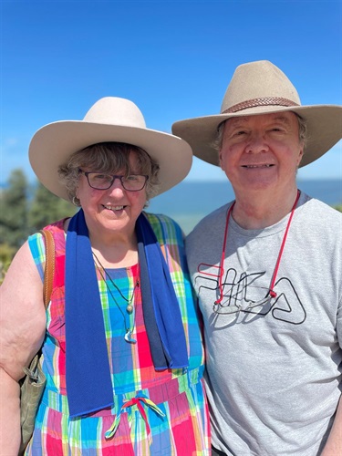 Richard & Linda at Sandringham beach