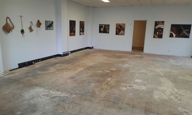 Dancing with Creation - wide gallery view of artwork