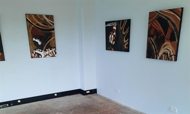 Dancing with Creation - Gallery art on walls