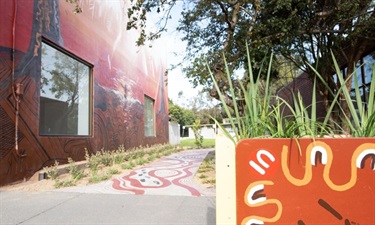 Dancing with Creation - ringwood east laneway from street