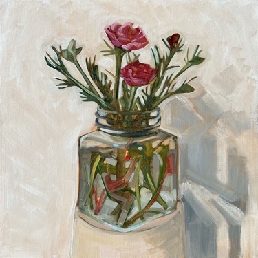 Jar of flowers