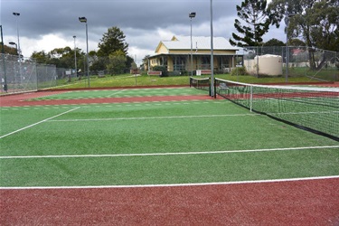 tennis courts