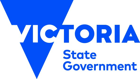 Blue Victorian Government logo