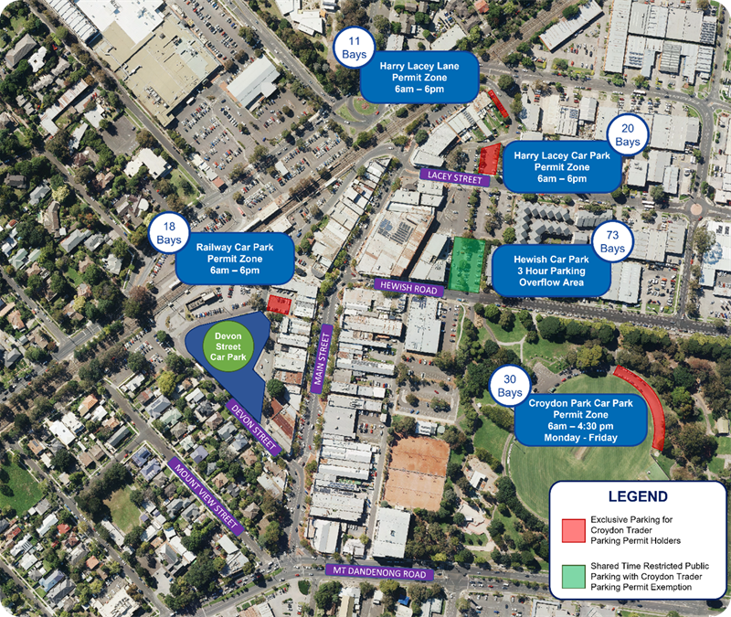 Croydon Parking Restrictions Map