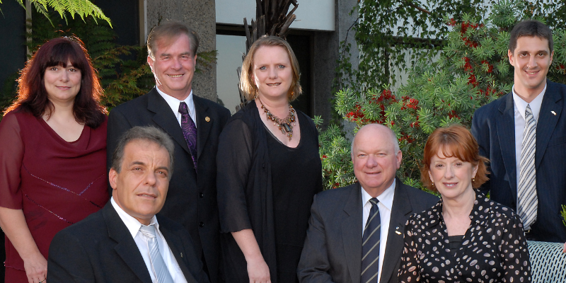 Group photo of the 7 Councillors who served during the 2005 - 2008 Council term