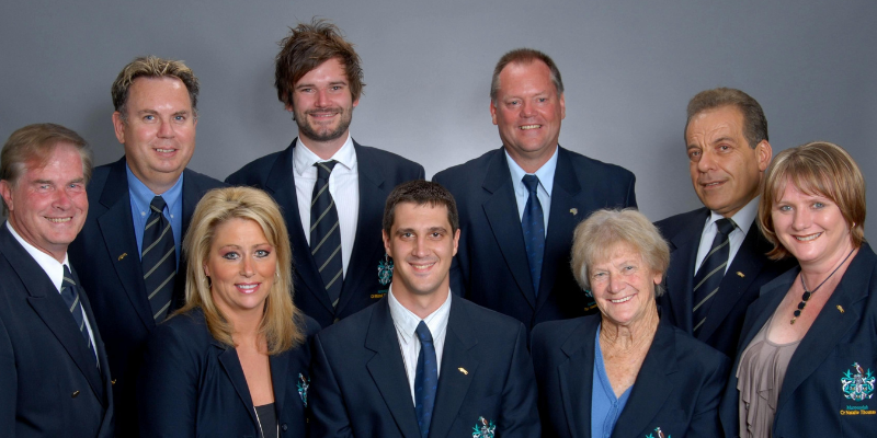 Group photo of 9 of the Councillors who served during the 2008 - 2012 Council term