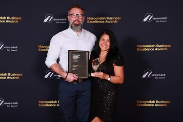Boss Aluminium award winners with business excellence awards.