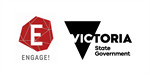 Engage program and Victorian Government logo