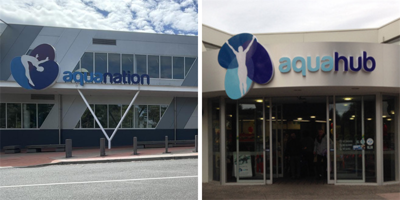 Aquanation and Aquahub street frontage