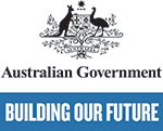 australian government logo - building our future
