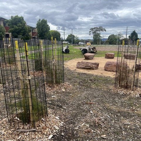 Norwood Reserve yarning circle