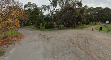 South-West carpark at HE Parker reserve.png