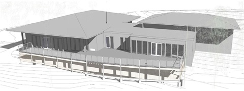 Yarrunga Reserve Community Centre deck upgrade technical drawing