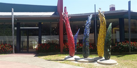 leaf totems at federation estate