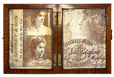 brown wood case