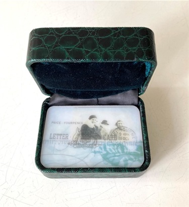 small green case