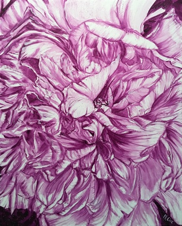 PEONY IN MAUVE by Hsin Lin