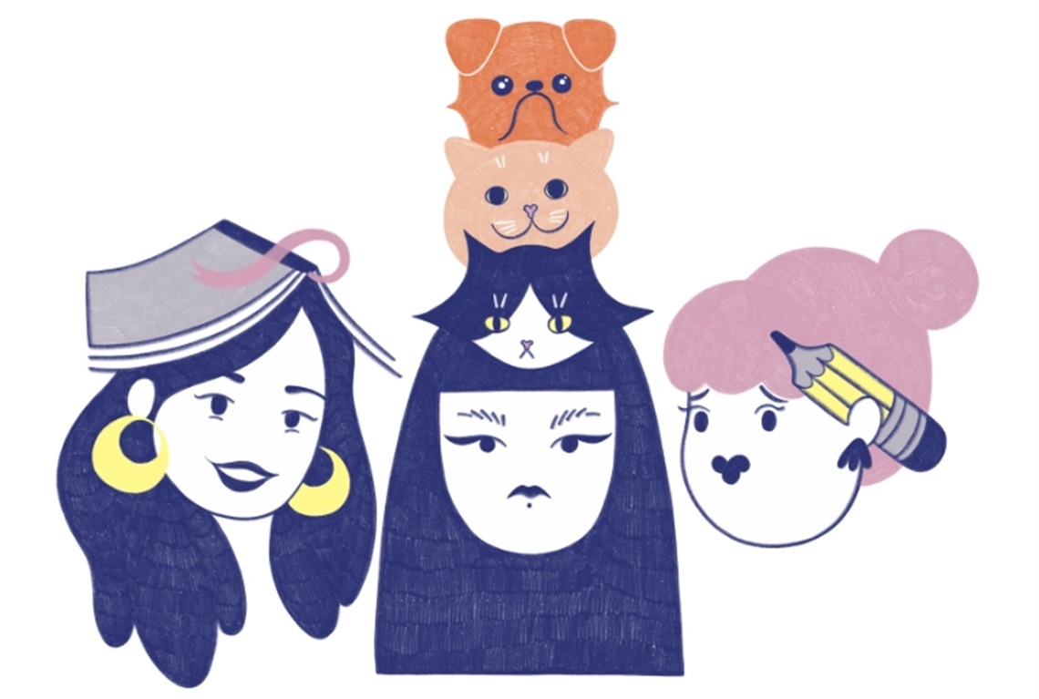 The Curry Puff Pals: Pia Johnson, Janelle Low and Karima Baadilla