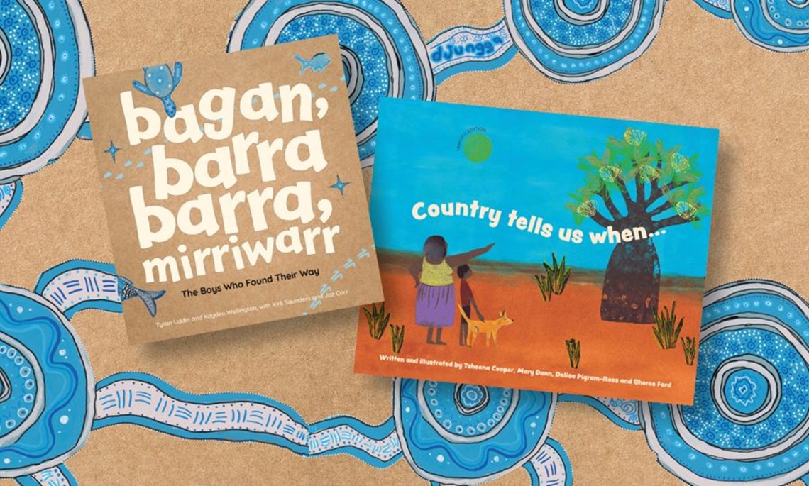 Indigenous Literacy Foundation book and aboriginal art