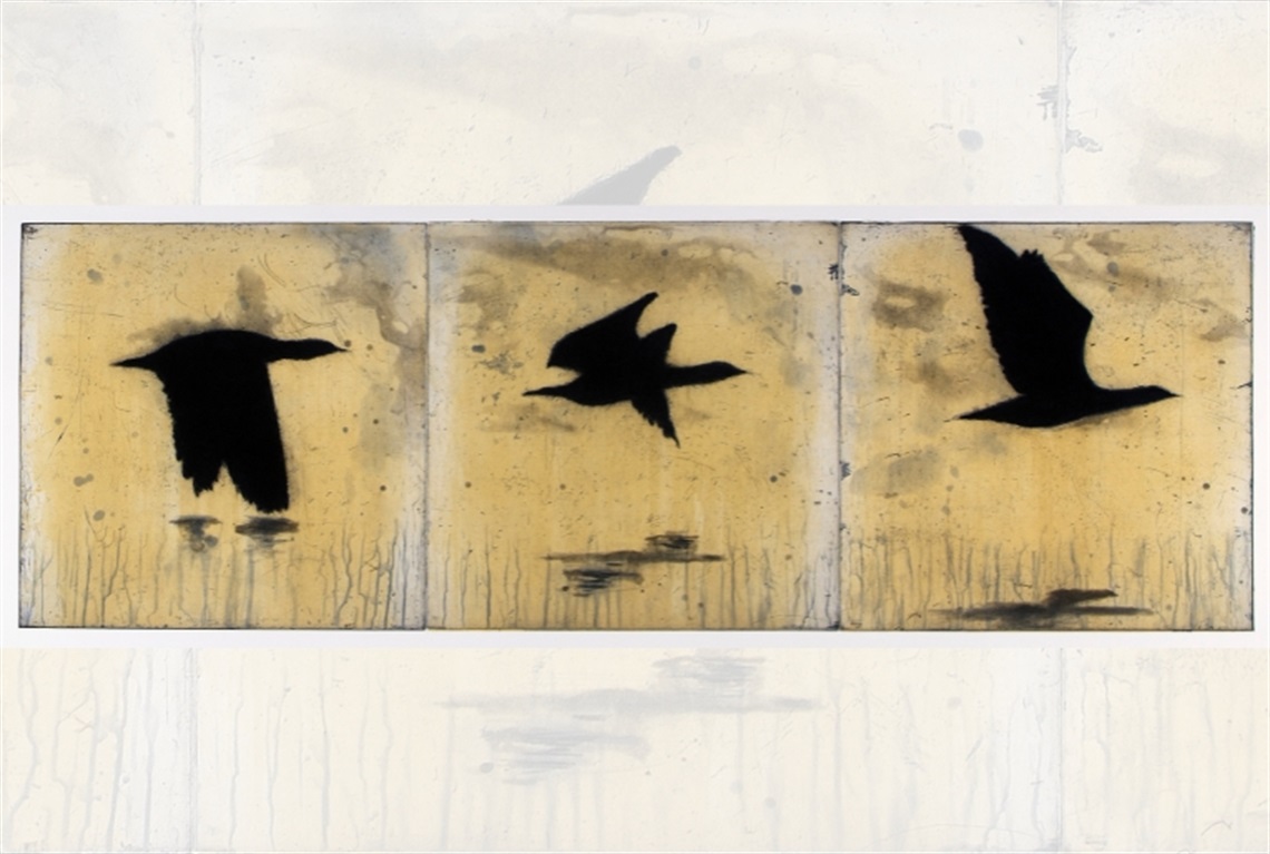 Martin King, Flooding is a Dream, 2008, etching, aquatint and spitbite