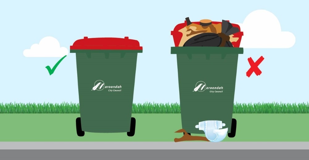 Do not overfill your bin