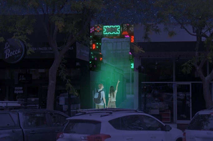 Concept Design for Reignite Croydon 2023 by Sam Songailo