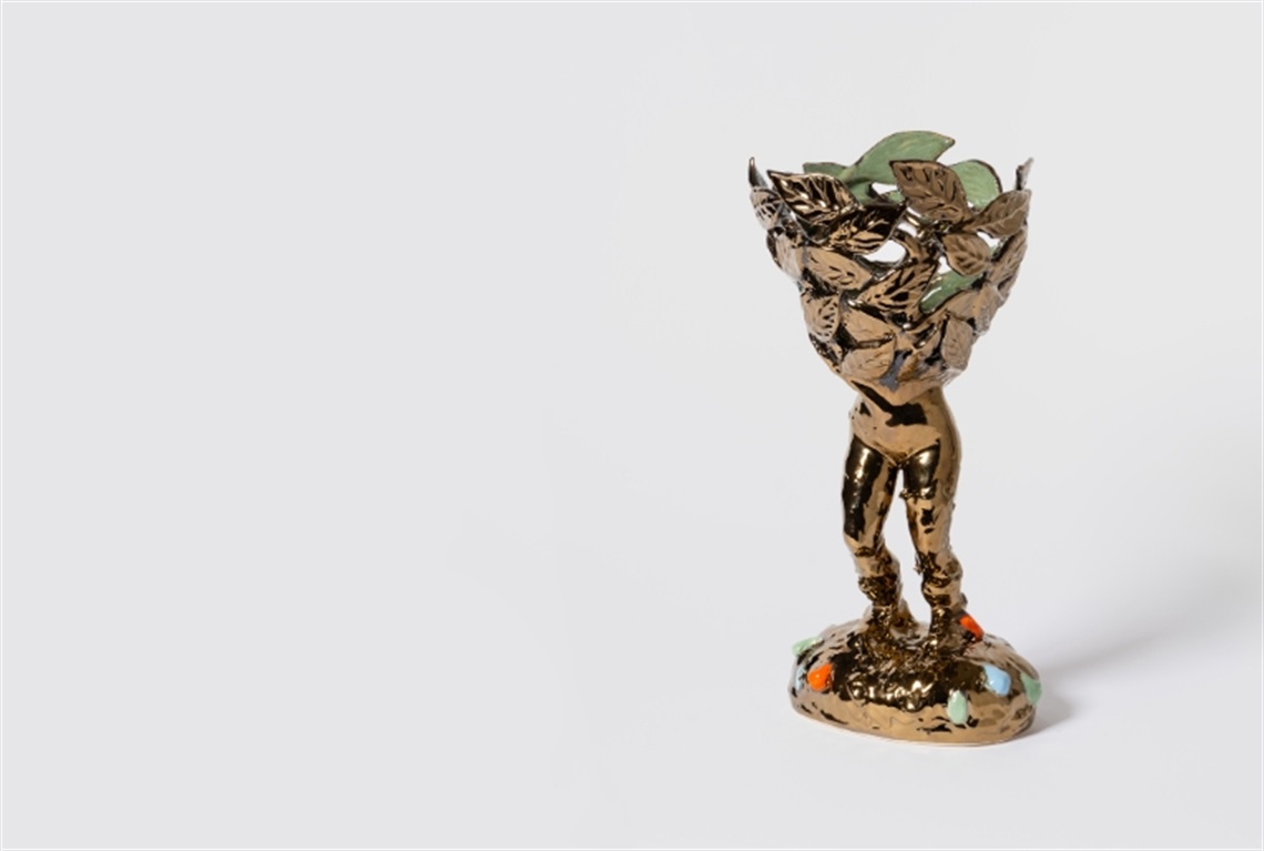 Claire Bridge, Cup II, 2025, glazed ceramic. Photo credit: Simon Strong 