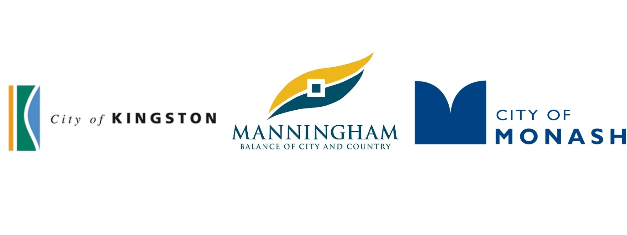 city of kingston and manningham city council logos