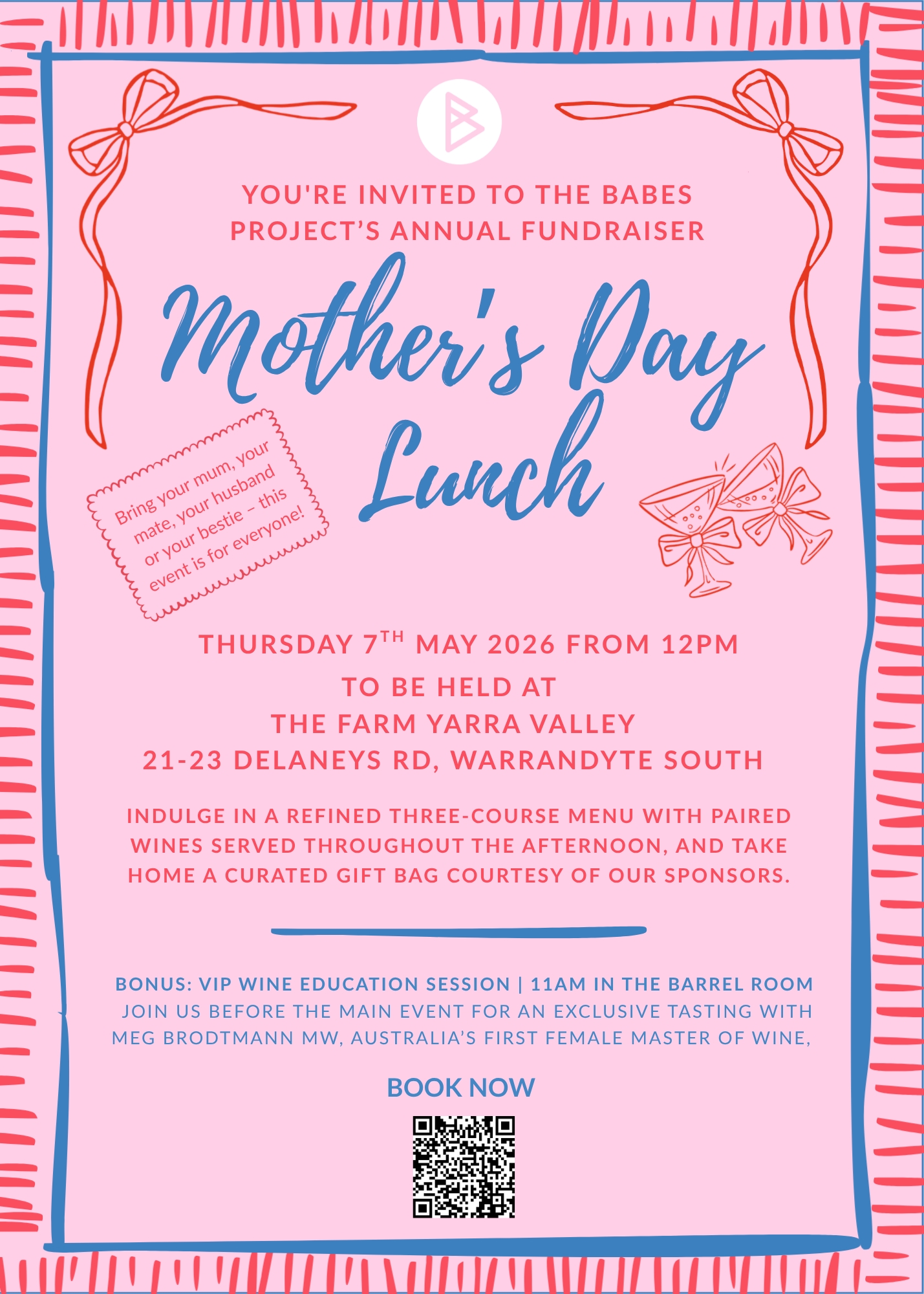 Invitation to Mothers Day lunch